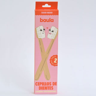 Cepillos de Dientes de Bambú (2-Pack)