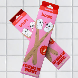 Cepillos de Dientes de Bambú (2-Pack)