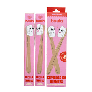 Cepillos de Dientes de Bambú (2-Pack)