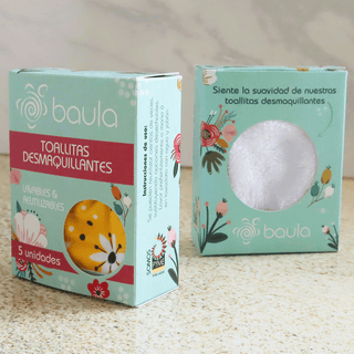 Toallitas desmaquillantes Reutilizables