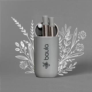 Pajilla Reutilizable Baula Gris