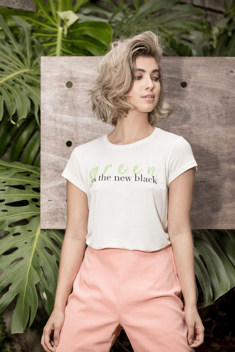 Camisa "Green Is The New Black"