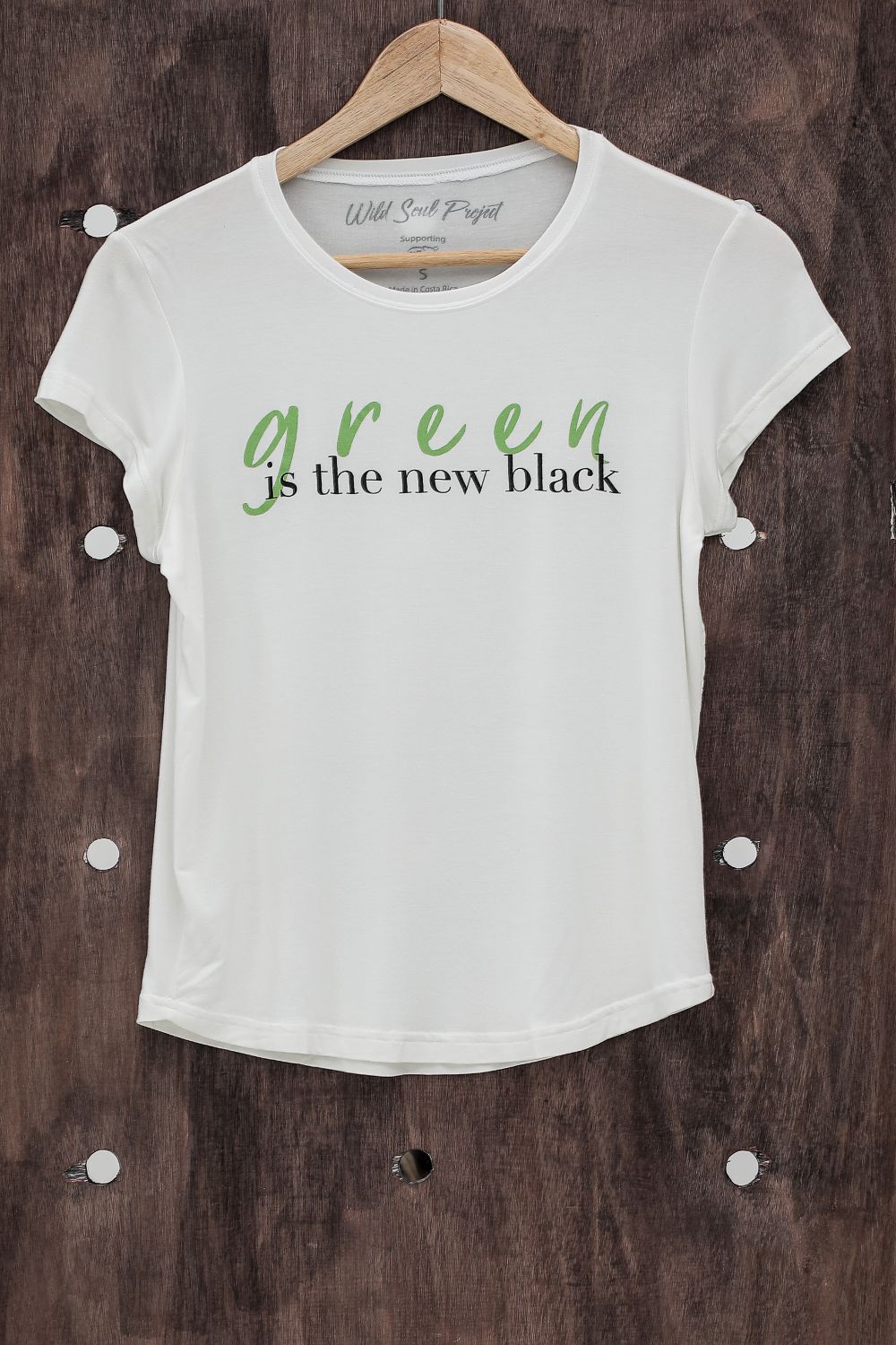 Camisa "Green Is The New Black"